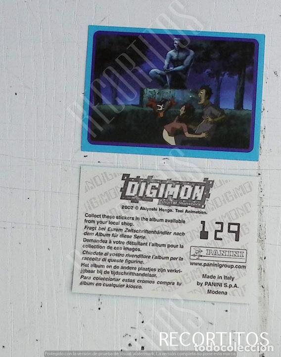 Coleccionismo cromos antiguos: DIGIMON 3 PANINI CROMO N 129 - Foto 1