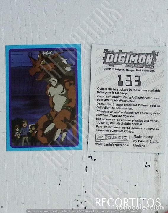 Coleccionismo cromos antiguos: DIGIMON 3 PANINI CROMO N 133 - Foto 1