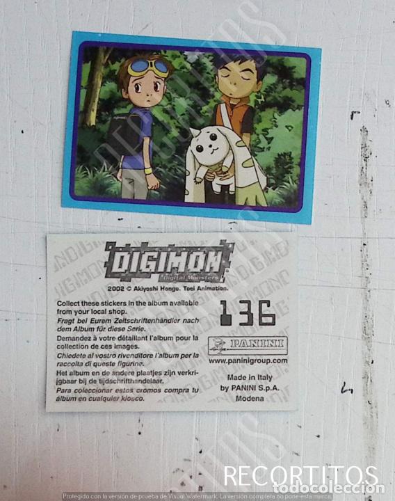 Coleccionismo cromos antiguos: DIGIMON 3 PANINI CROMO N 136 - Foto 1