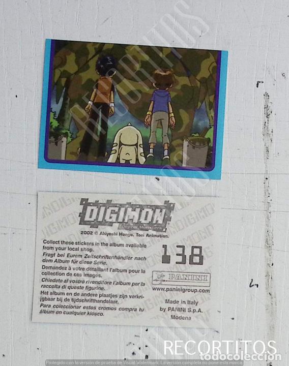 Coleccionismo cromos antiguos: DIGIMON 3 PANINI CROMO N 138 - Foto 1