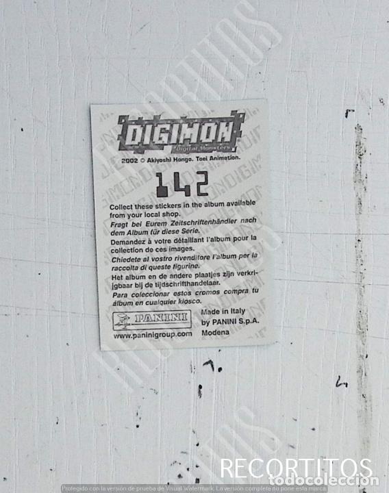Coleccionismo cromos antiguos: DIGIMON 3 PANINI CROMO N 142 - Foto 2
