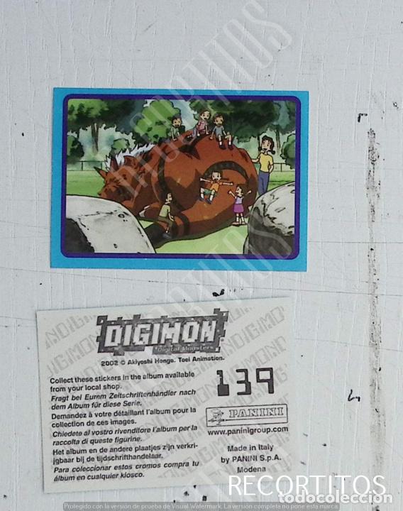 Coleccionismo cromos antiguos: DIGIMON 3 PANINI CROMO N 139 - Foto 1