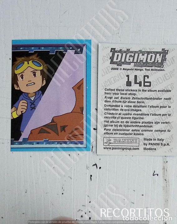 Coleccionismo cromos antiguos: DIGIMON 3 PANINI CROMO N 146 - Foto 1