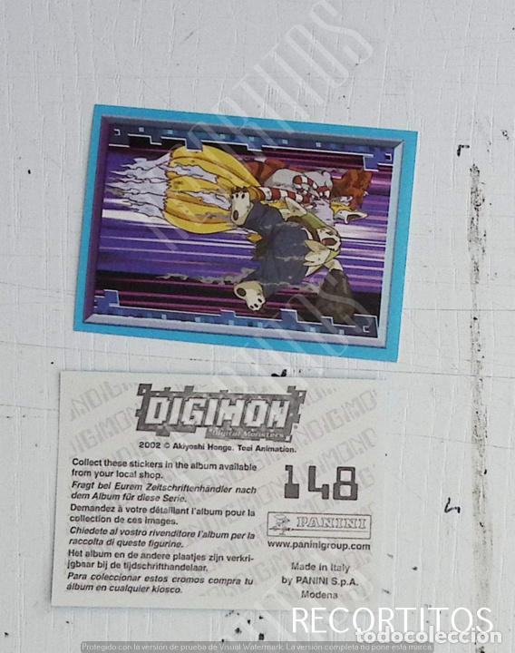 Coleccionismo cromos antiguos: DIGIMON 3 PANINI CROMO N 148 - Foto 1