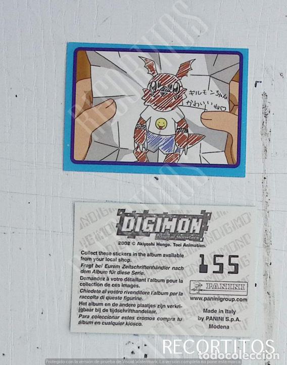 Coleccionismo cromos antiguos: DIGIMON 3 PANINI CROMO N 155 - Foto 1