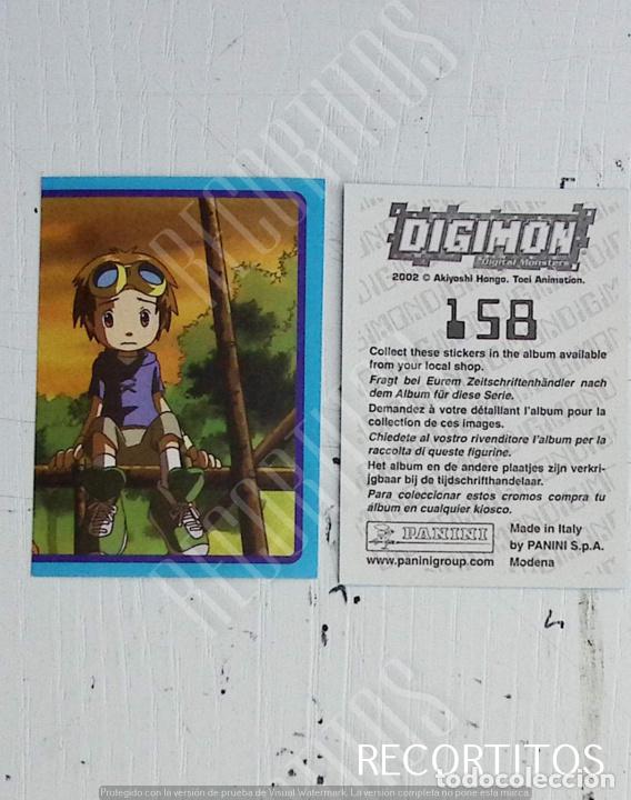 Coleccionismo cromos antiguos: DIGIMON 3 PANINI CROMO N 158 - Foto 1