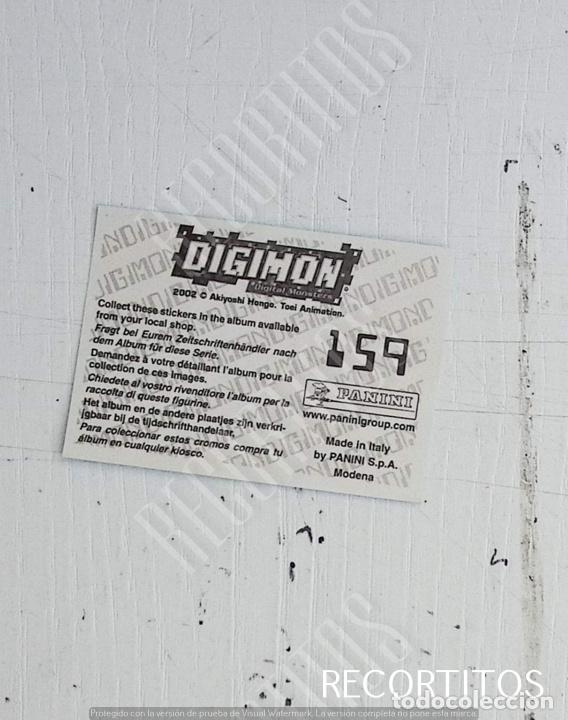 Coleccionismo cromos antiguos: DIGIMON 3 PANINI CROMO N 159 - Foto 2