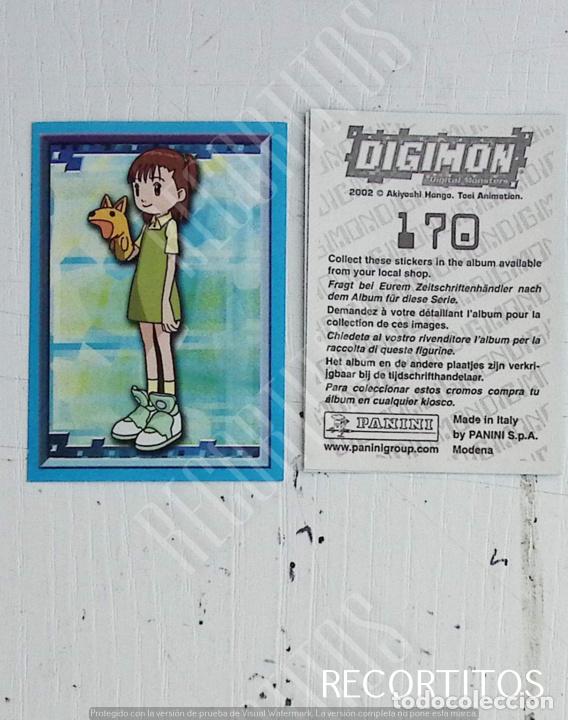 Coleccionismo cromos antiguos: DIGIMON 3 PANINI CROMO N 170 - Foto 1