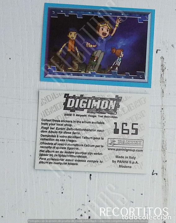 Coleccionismo cromos antiguos: DIGIMON 3 PANINI CROMO N 165 - Foto 1