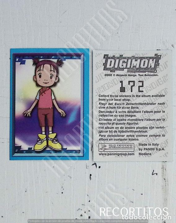 Coleccionismo cromos antiguos: DIGIMON 3 PANINI CROMO N 172 - Foto 1