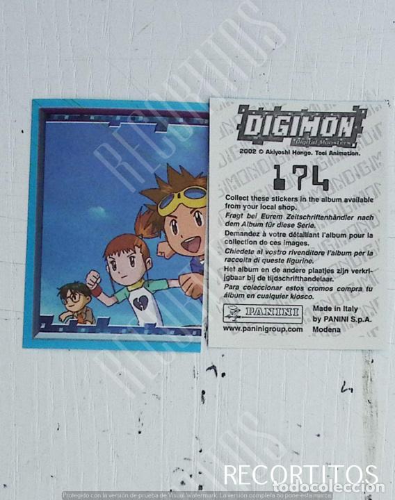 Coleccionismo cromos antiguos: DIGIMON 3 PANINI CROMO N 174 - Foto 1