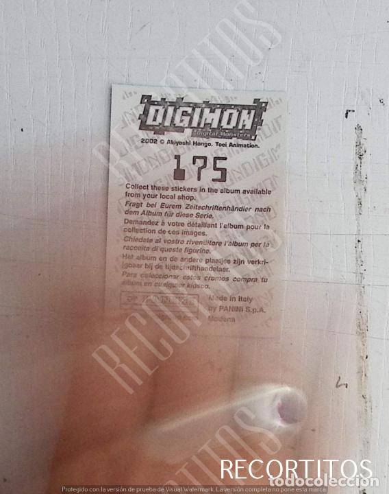 Coleccionismo cromos antiguos: DIGIMON 3 PANINI CROMO N 175 - Foto 2