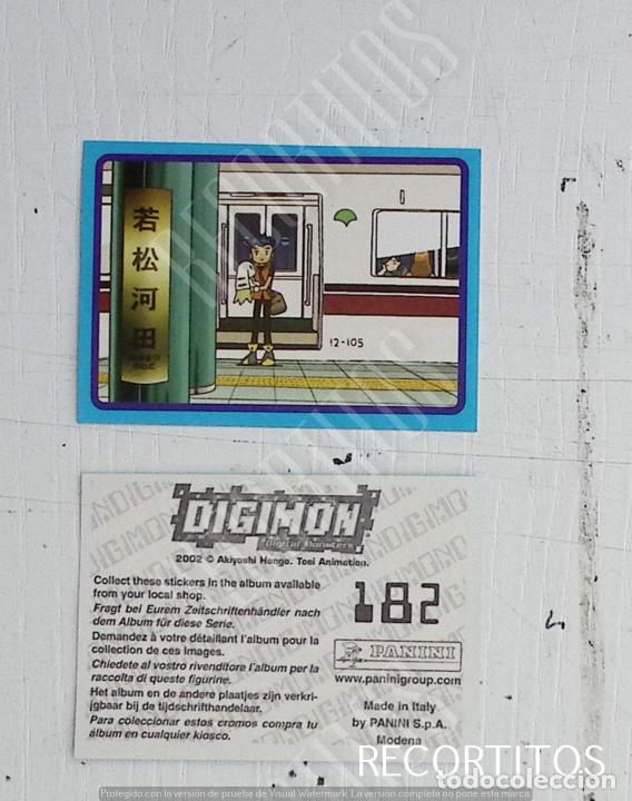 Coleccionismo cromos antiguos: DIGIMON 3 PANINI CROMO N 182 - Foto 1