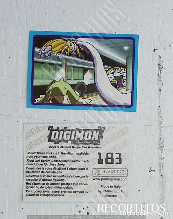 Coleccionismo cromos antiguos: DIGIMON 3 PANINI CROMO N 183 - Foto 1
