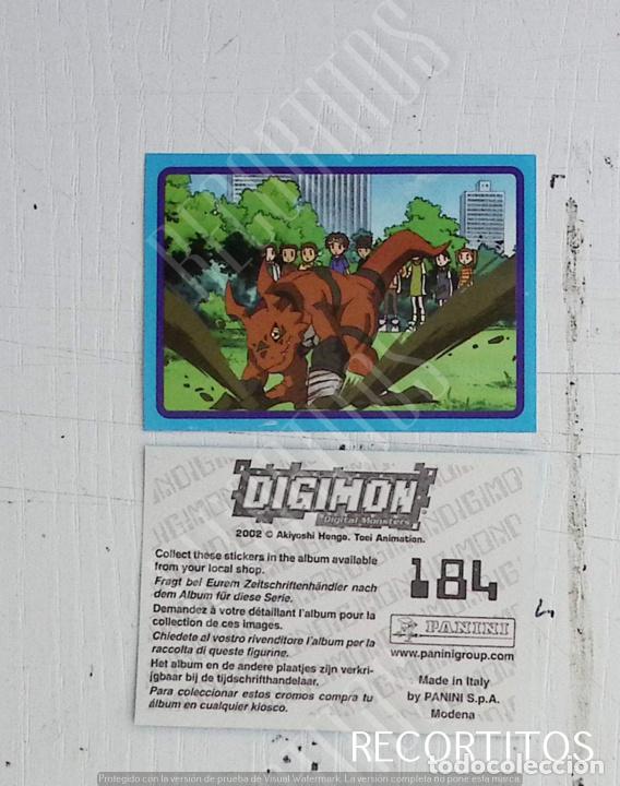 Coleccionismo cromos antiguos: DIGIMON 3 PANINI CROMO N 184 - Foto 1
