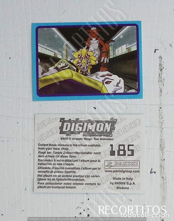 Coleccionismo cromos antiguos: DIGIMON 3 PANINI CROMO N 185 - Foto 1