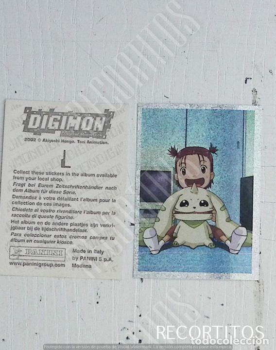 Coleccionismo cromos antiguos: DIGIMON 3 PANINI CROMO LETRA L - Foto 1