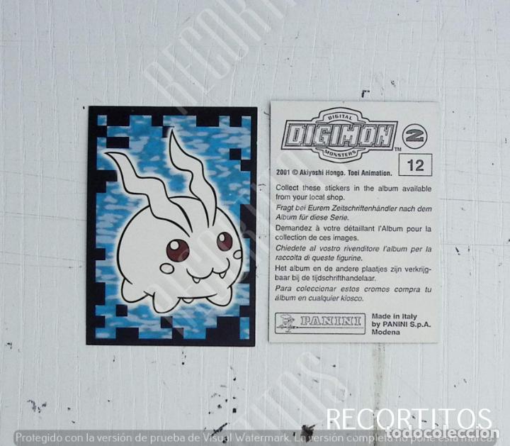 Coleccionismo cromos antiguos: DIGIMON 2 PANINI CROMO N 12 - Foto 1