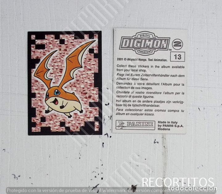 Coleccionismo cromos antiguos: DIGIMON 2 PANINI CROMO N 13 - Foto 1
