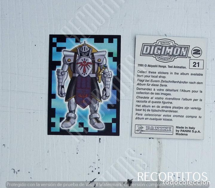 Coleccionismo cromos antiguos: DIGIMON 2 PANINI CROMO N 21 - Foto 1