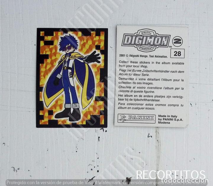 Coleccionismo cromos antiguos: DIGIMON 2 PANINI CROMO N 28 - Foto 1