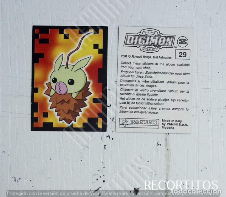 Coleccionismo cromos antiguos: DIGIMON 2 PANINI CROMO N 29 - Foto 1