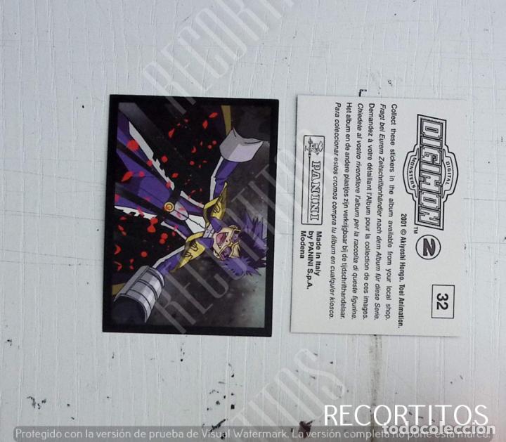 Coleccionismo cromos antiguos: DIGIMON 2 PANINI CROMO N 32 - Foto 1