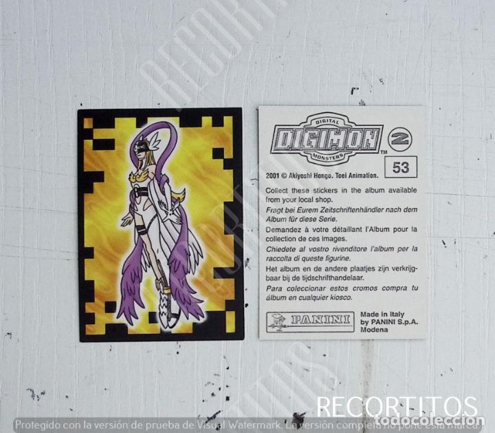 Coleccionismo cromos antiguos: DIGIMON 2 PANINI CROMO N 53 - Foto 1