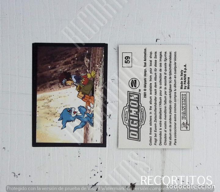 Coleccionismo cromos antiguos: DIGIMON 2 PANINI CROMO N 59 - Foto 1