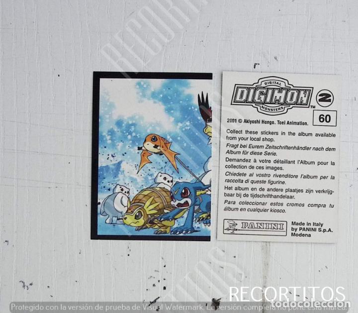 Coleccionismo cromos antiguos: DIGIMON 2 PANINI CROMO N 60 - Foto 1