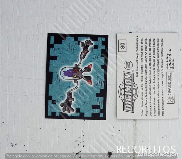 Coleccionismo cromos antiguos: DIGIMON 2 PANINI CROMO N 80 - Foto 1