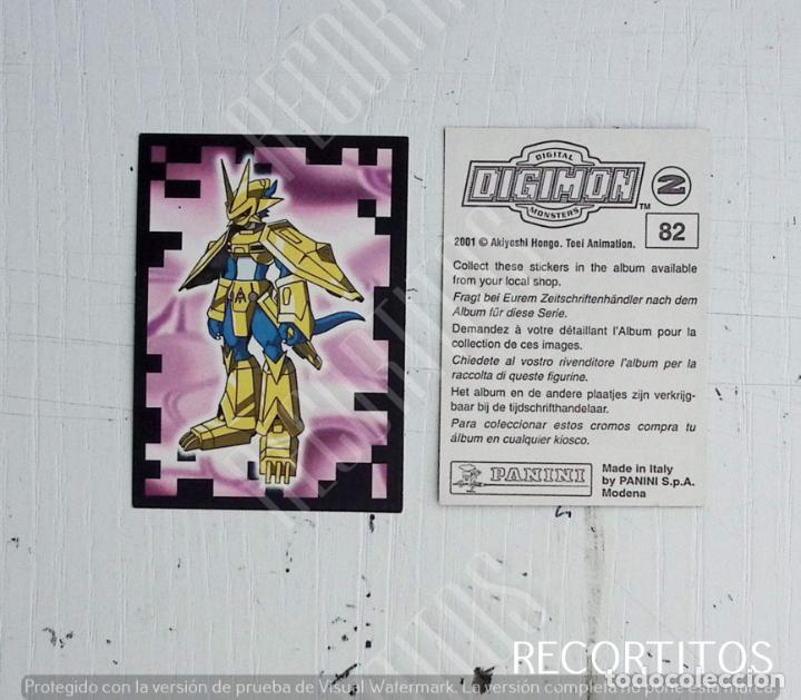 Coleccionismo cromos antiguos: DIGIMON 2 PANINI CROMO N 82 - Foto 1