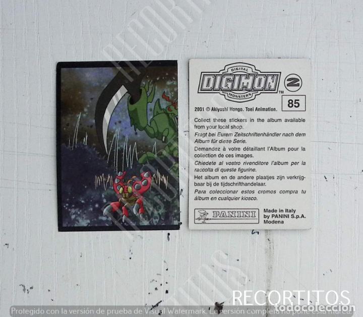 Coleccionismo cromos antiguos: DIGIMON 2 PANINI CROMO N 85 - Foto 1
