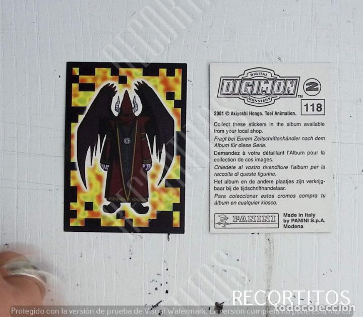 Coleccionismo cromos antiguos: DIGIMON 2 PANINI CROMO N 118 - Foto 1