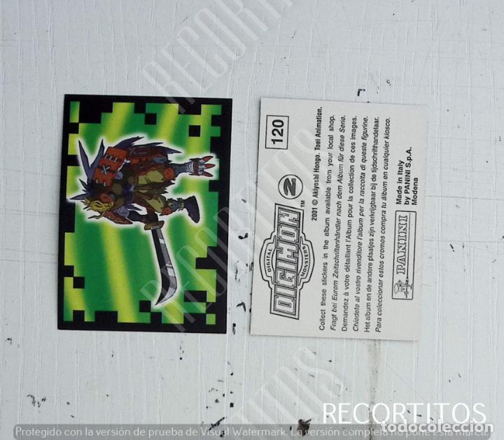 Coleccionismo cromos antiguos: DIGIMON 2 PANINI CROMO N 120 - Foto 1
