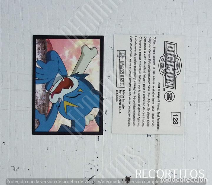 Coleccionismo cromos antiguos: DIGIMON 2 PANINI CROMO N 123 - Foto 1
