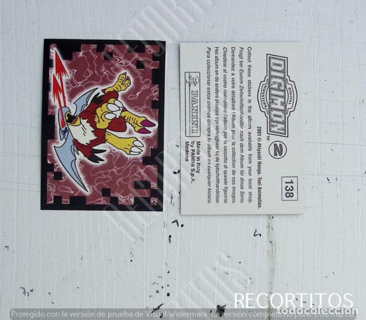 Coleccionismo cromos antiguos: DIGIMON 2 PANINI CROMO N 138 - Foto 1