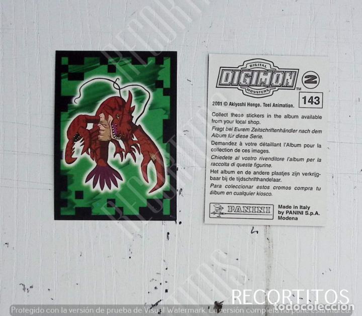 Coleccionismo cromos antiguos: DIGIMON 2 PANINI CROMO N 143 - Foto 1