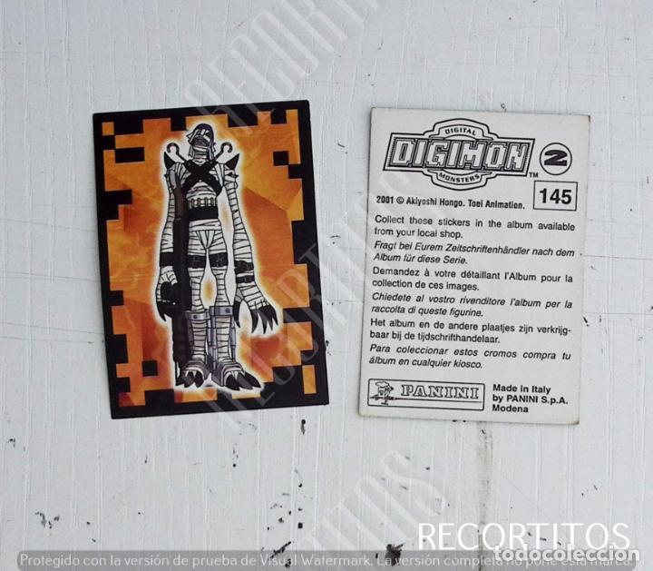 Coleccionismo cromos antiguos: DIGIMON 2 PANINI CROMO N 145 - Foto 1