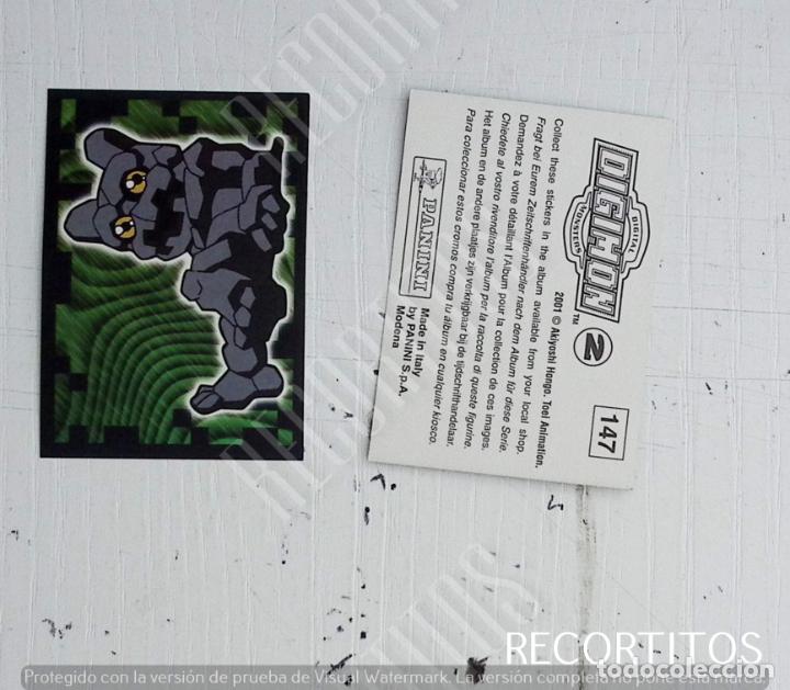 Coleccionismo cromos antiguos: DIGIMON 2 PANINI CROMO N 147 - Foto 1