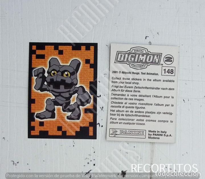 Coleccionismo cromos antiguos: DIGIMON 2 PANINI CROMO N 148 - Foto 1