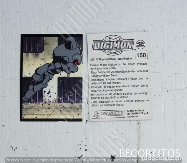 Coleccionismo cromos antiguos: DIGIMON 2 PANINI CROMO N 150 - Foto 1