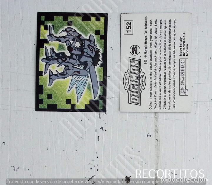 Coleccionismo cromos antiguos: DIGIMON 2 PANINI CROMO N 152 - Foto 1