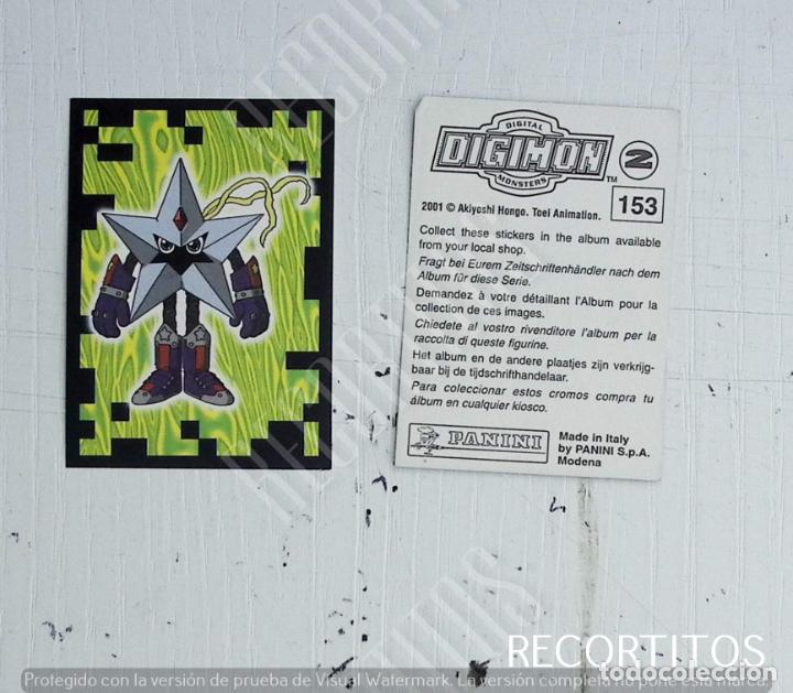 Coleccionismo cromos antiguos: DIGIMON 2 PANINI CROMO N 153 - Foto 1