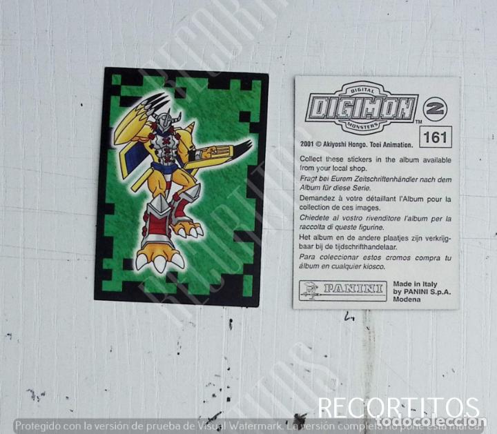 Coleccionismo cromos antiguos: DIGIMON 2 PANINI CROMO N 161 - Foto 1