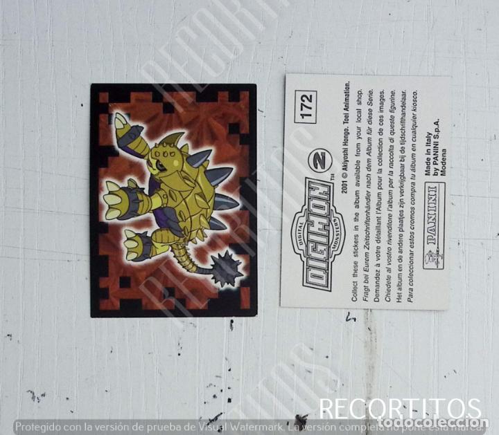 Coleccionismo cromos antiguos: DIGIMON 2 PANINI CROMO N 172 - Foto 1