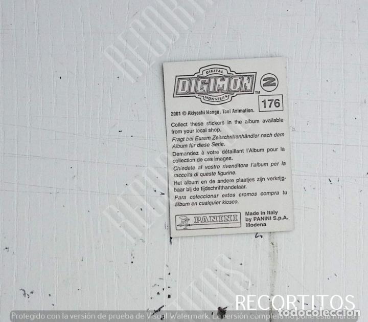 Coleccionismo cromos antiguos: DIGIMON 2 PANINI CROMO N 176 - Foto 2