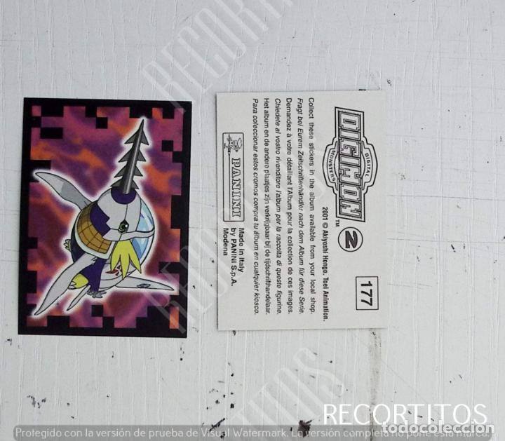 Coleccionismo cromos antiguos: DIGIMON 2 PANINI CROMO N 177 - Foto 1