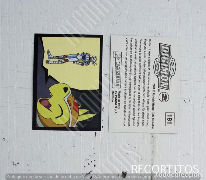 Coleccionismo cromos antiguos: DIGIMON 2 PANINI CROMO N 181 - Foto 1