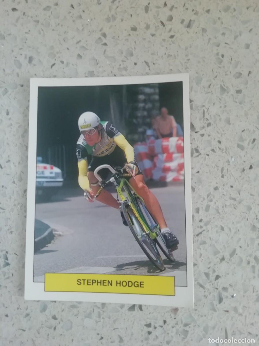 Coleccionismo Cromos antiguos: Stephen hodge ases del pedal super skate ball numero 35